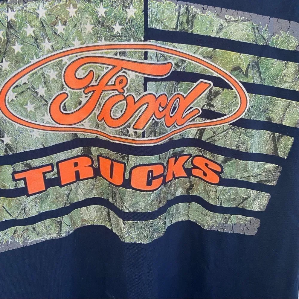 Ford Trucks Graphic  navy blue short sleeve T-shirt - Picture 2 of 10